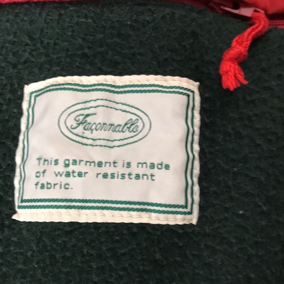 Men’s Vintage FACONNABLE Water Resistant Puff Fleece Design by ALBERT GOLDBERG - Picture 7 of 13